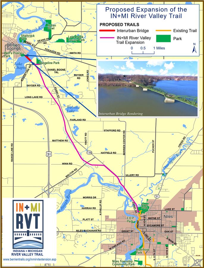 Proposed IN MI River Valley Trail Extension
